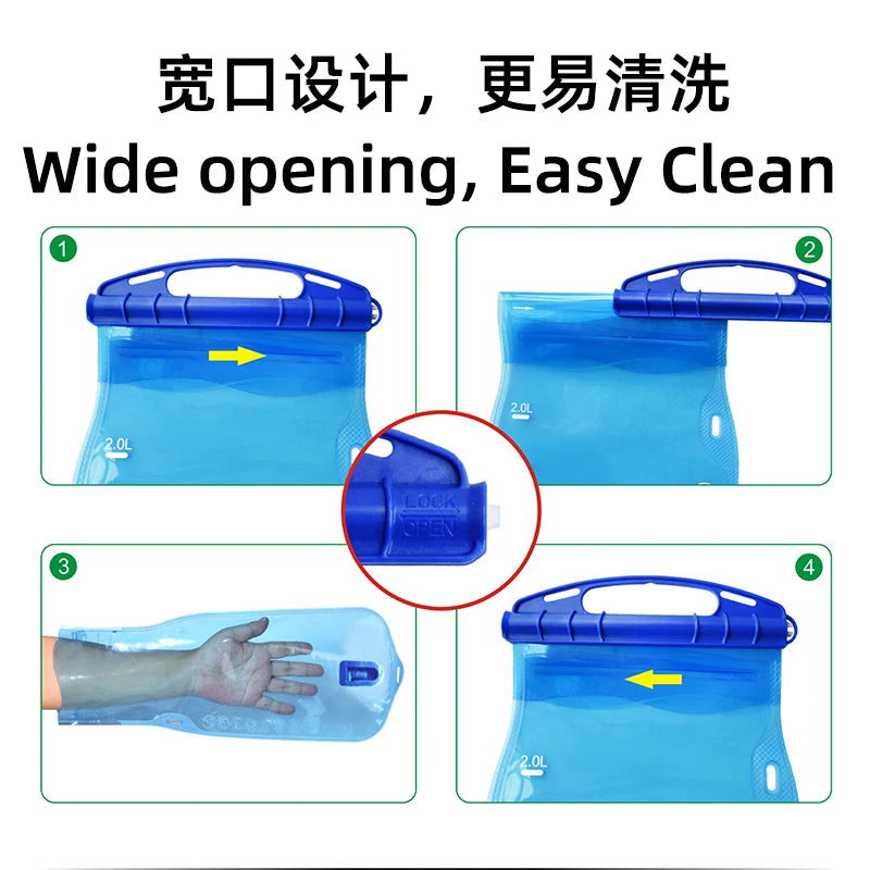 Outdoor Sport Cycling Rucksack Running Water Bag Storage Hydration Backpack UltraLight Hiking Bike Riding Pack Bladder Knapsack