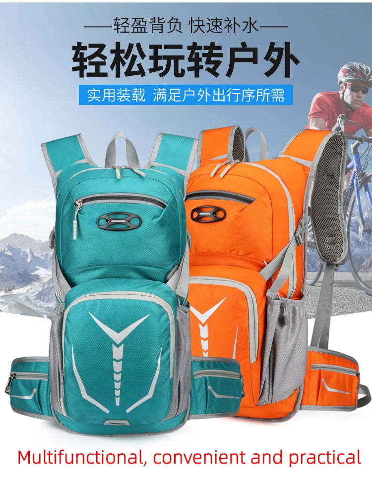 Outdoor Sport Cycling Rucksack Running Water Bag Storage Hydration Backpack UltraLight Hiking Bike Riding Pack Bladder Knapsack