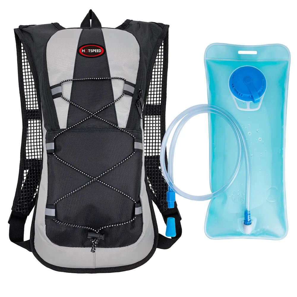 Hot Speed Brand Backpack with 68 oz Hydration Bladder for Hiking, Motocross, and Riding