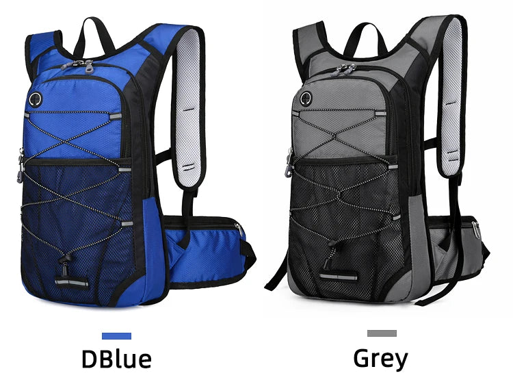 13L Waterproof Hydration Backpack with Water Bladder Storage for Cycling, Running, Hiking, and Climbing