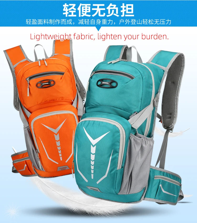 Outdoor Sport Cycling Rucksack Running Water Bag Storage Hydration Backpack UltraLight Hiking Bike Riding Pack Bladder Knapsack