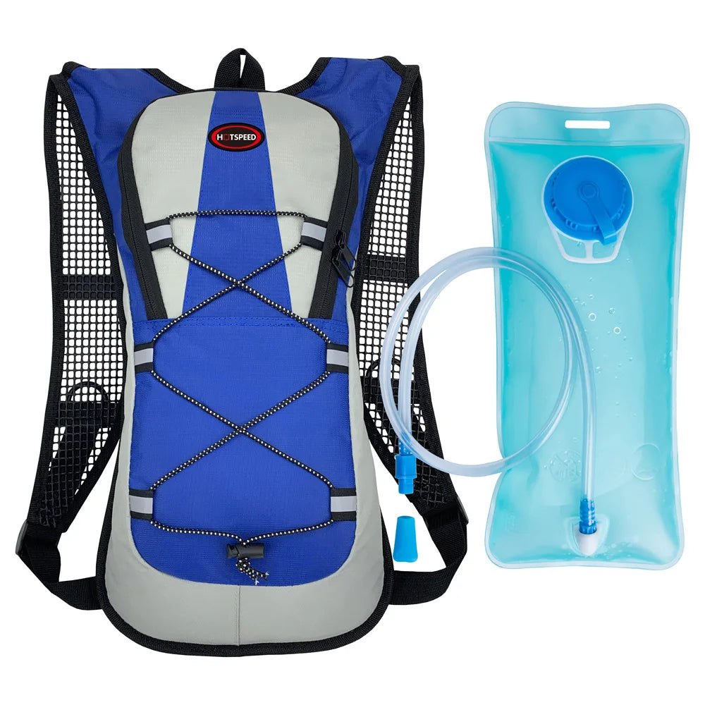Hot Speed Brand Backpack with 68 oz Hydration Bladder for Hiking, Motocross, and Riding