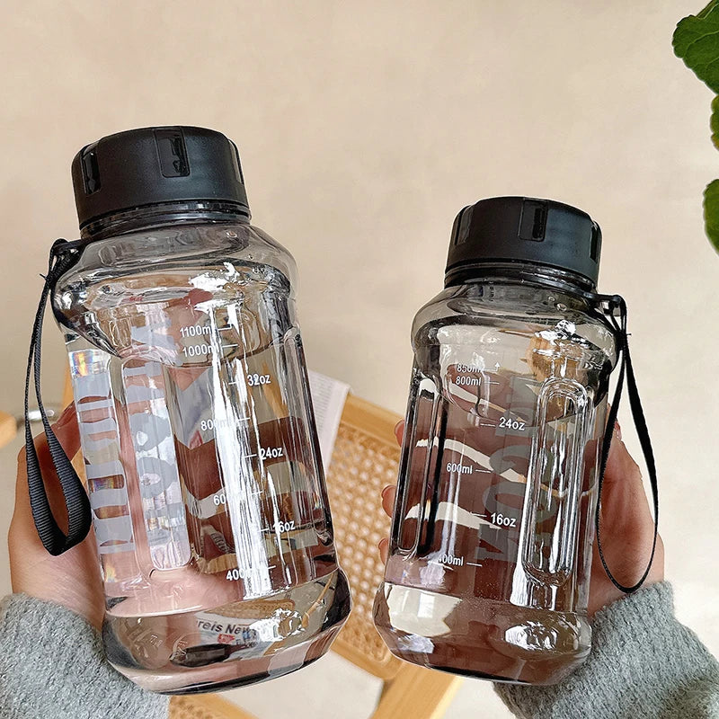 29 oz / 34 oz / 44 oz Large Capacity Water Bottle for Outdoor Camping, Climbing, Hiking, Sports, Fashion Kettle for Gym Fitness