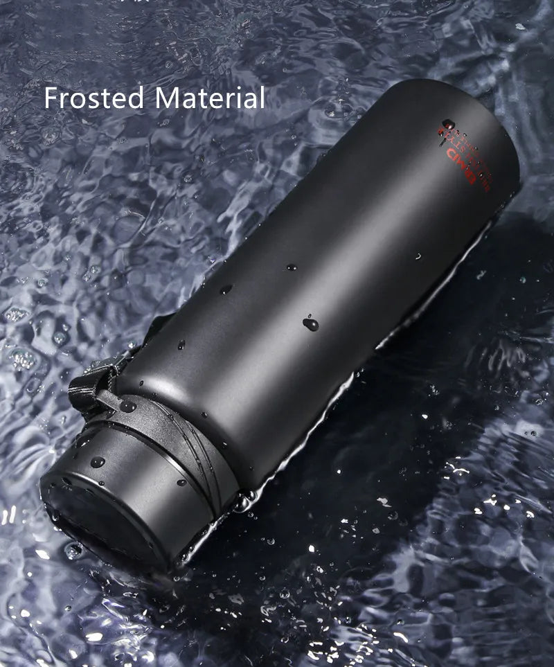 34 oz / 54 oz Double Stainless Steel Vacuum Flask with Filter, Large Capacity Portable Sport Thermos Mug for Coffee and Tea Tumbler