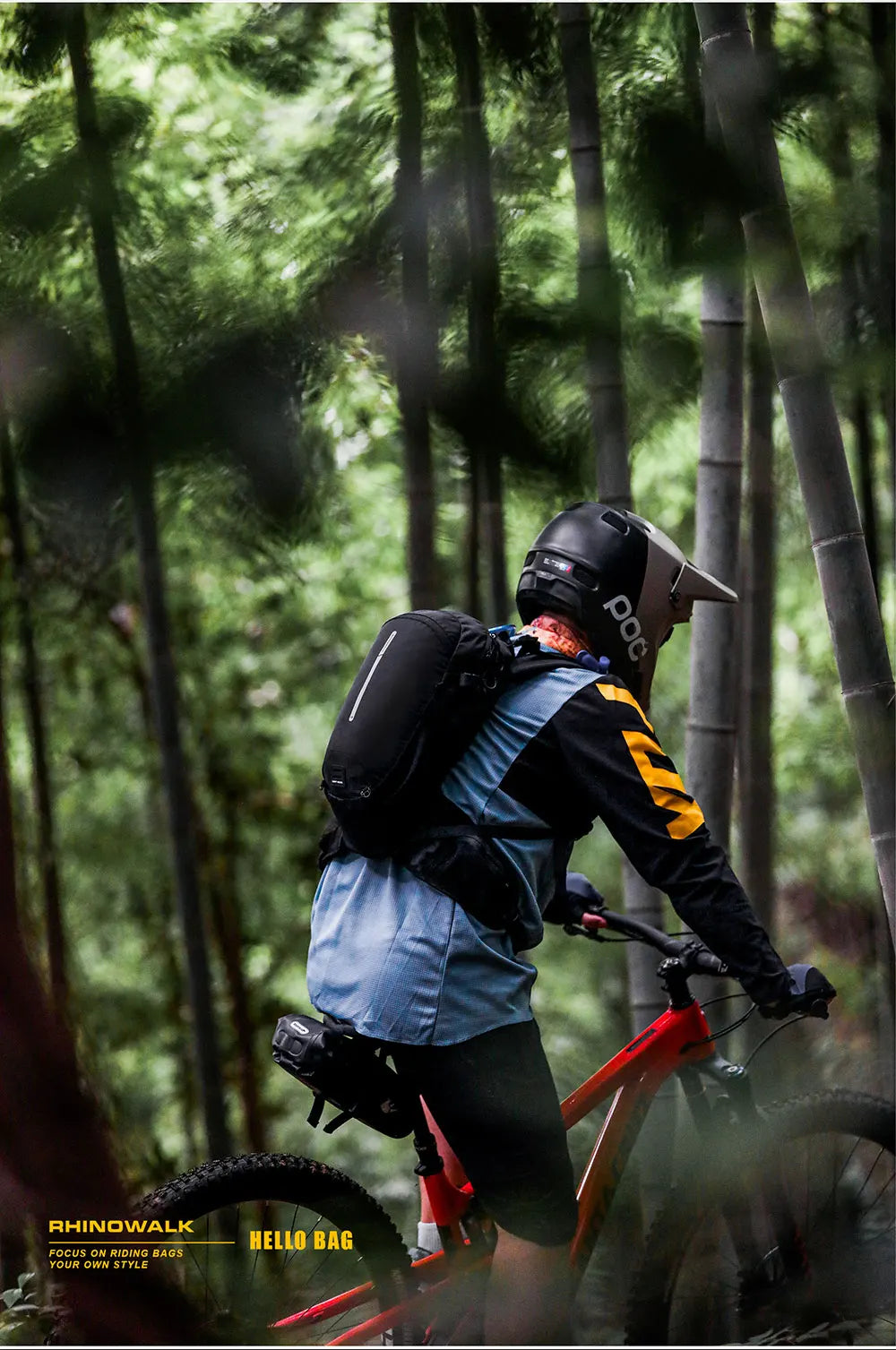 Rhinowalk 12L Portable Cycling Backpack, Hydration Pack for Road Cycling, Hiking, Climbing, and Outdoor Sports