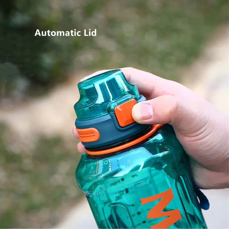 40 oz Large Capacity Sports Water Bottle with Rope, Durable and Portable for Gym, Fitness, Outdoor Drinking, Eco-Friendly Plastic Bottle