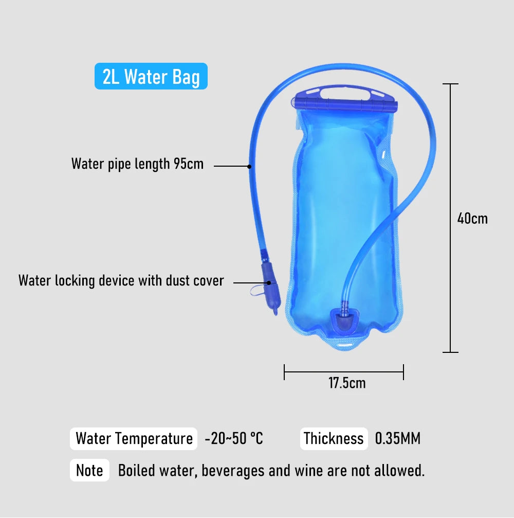 ThinkRider 12L Portable Waterproof Cycling Hydration Backpack, Road Bike Bag for Outdoor Sports and Climbing