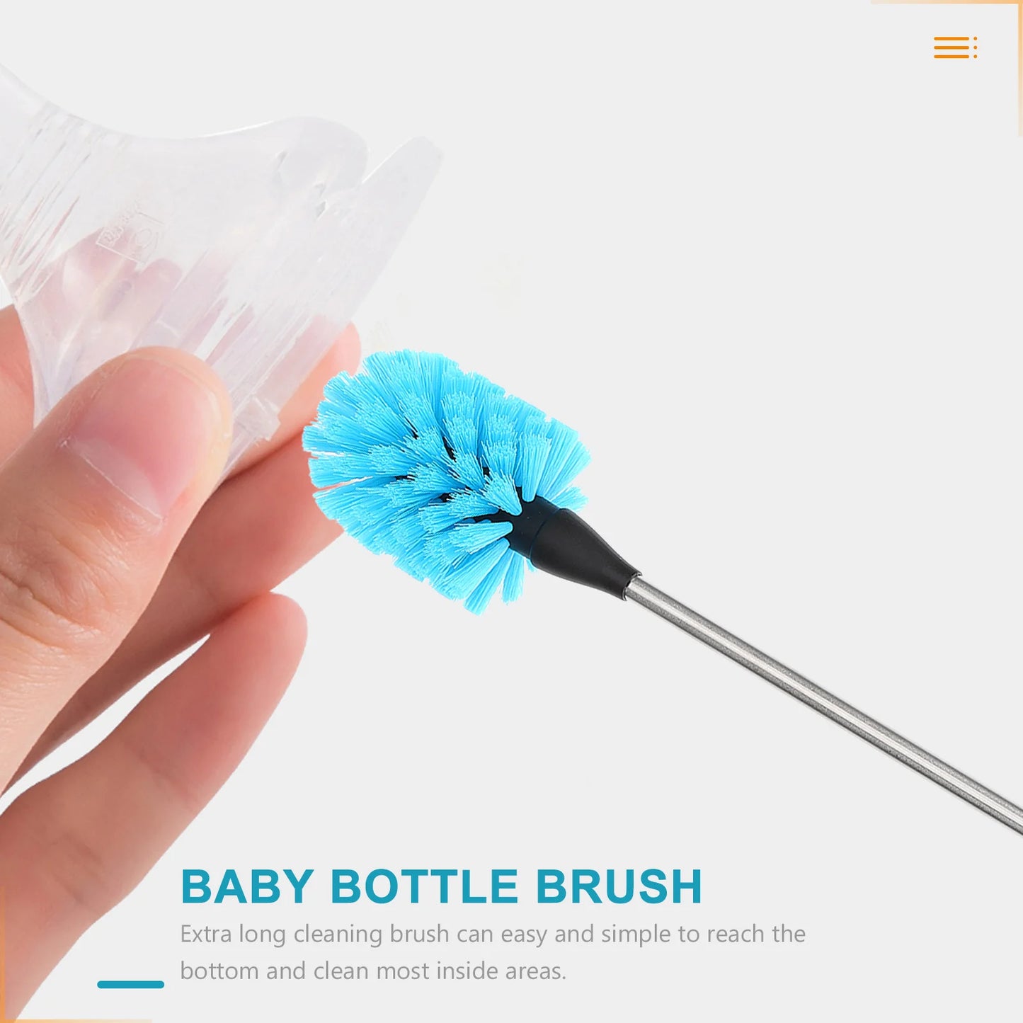 Cup Cleaning Brush Water Bottle Cleaner Scrub Detergent Easy-to-use Plastic Nylon with Long Handle Scrubber