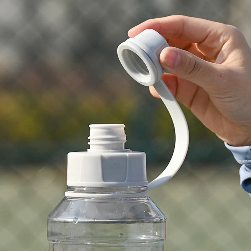 34 oz Transparent Water Bottle, Portable Sports Cup for Outdoor, Gym, Travel, Large Capacity Leakproof Drinking Bottle, BPA Free