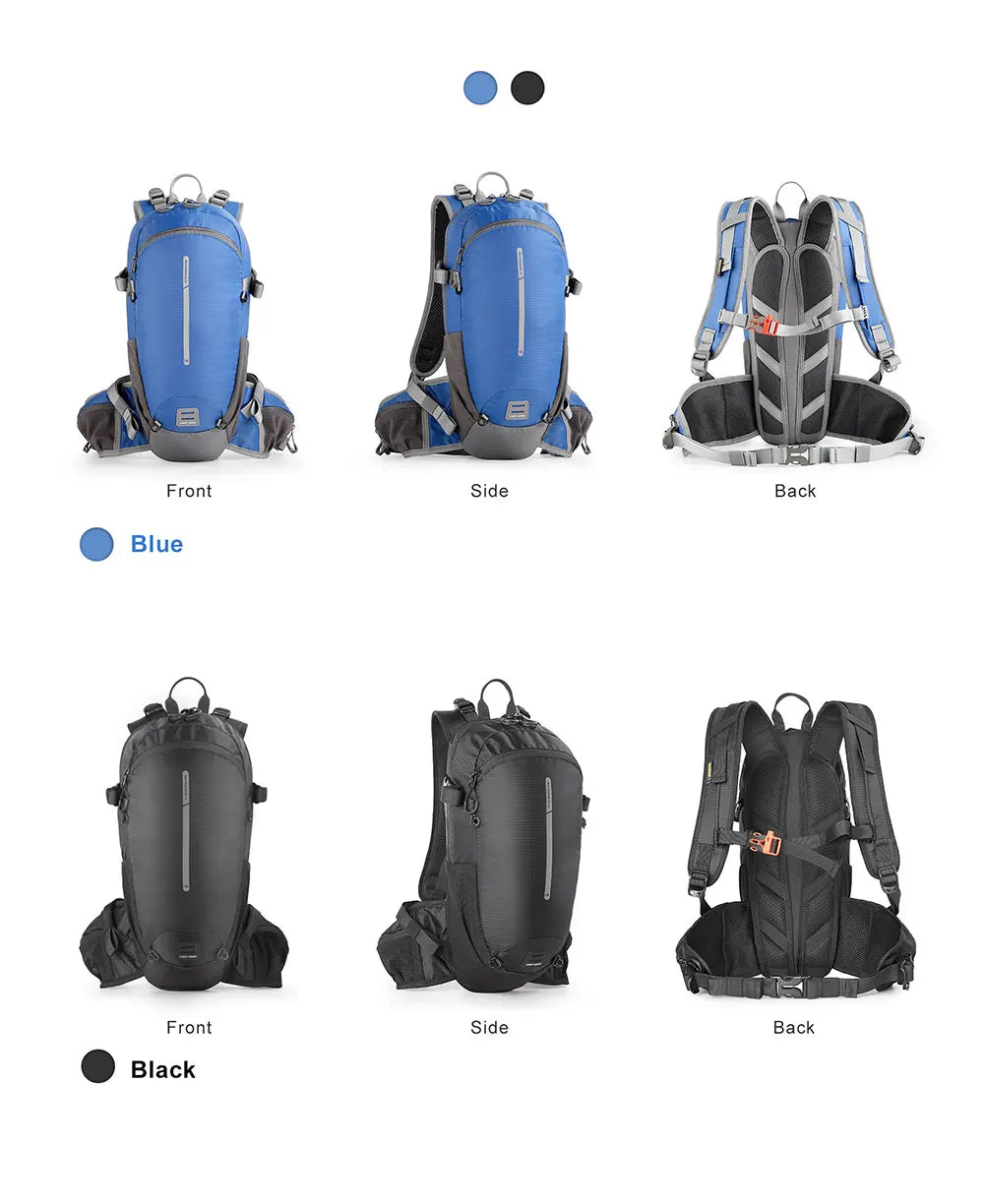 Rhinowalk 12L Portable Cycling Backpack, Hydration Pack for Road Cycling, Hiking, Climbing, and Outdoor Sports