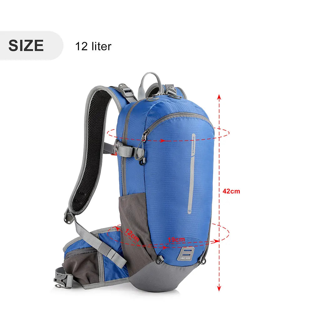 Rhinowalk 12L Portable Cycling Backpack, Hydration Pack for Road Cycling, Hiking, Climbing, and Outdoor Sports