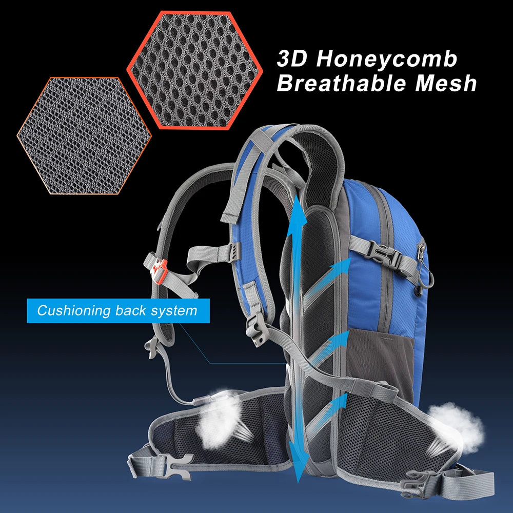 Rhinowalk 12L Portable Cycling Backpack, Hydration Pack for Road Cycling, Hiking, Climbing, and Outdoor Sports
