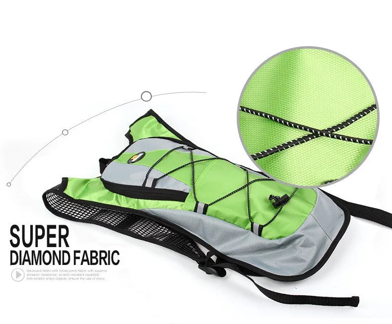 Hot Speed Brand Backpack with 68 oz Hydration Bladder for Hiking, Motocross, and Riding