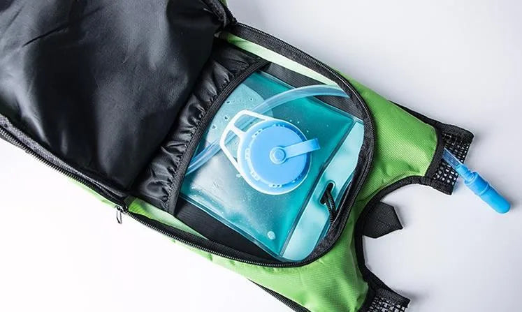 Hot Speed Brand Backpack with 68 oz Hydration Bladder for Hiking, Motocross, and Riding