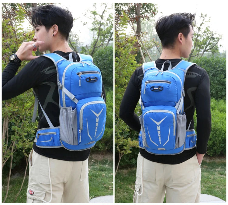 Outdoor Sport Cycling Rucksack Running Water Bag Storage Hydration Backpack UltraLight Hiking Bike Riding Pack Bladder Knapsack