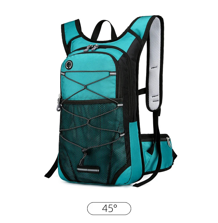 13L Waterproof Hydration Backpack with Water Bladder Storage for Cycling, Running, Hiking, and Climbing