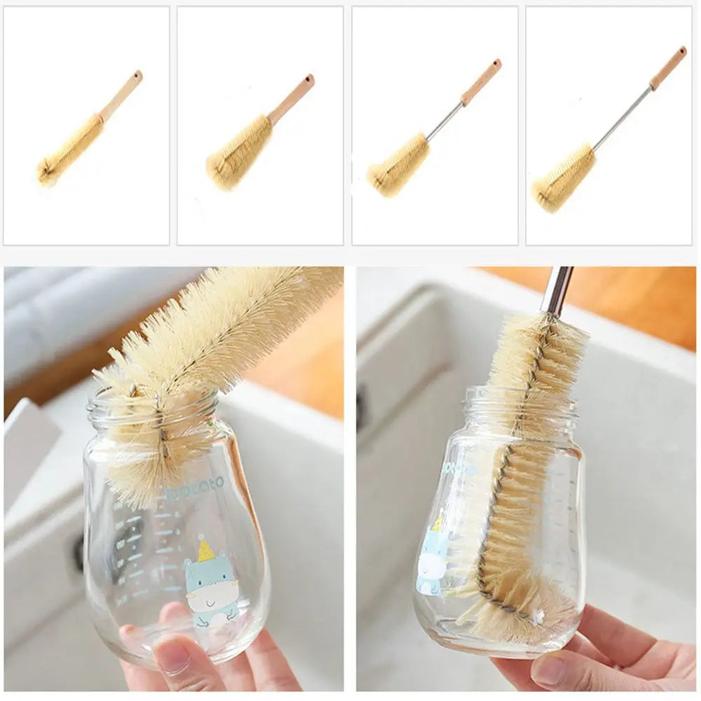 Reusable Multi-Function Bottle Brush – Decontamination Kitchen Cleaning Tool for Glass, Water Bottles, and More