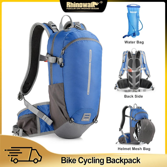 Rhinowalk 12L Portable Cycling Backpack, Hydration Pack for Road Cycling, Hiking, Climbing, and Outdoor Sports