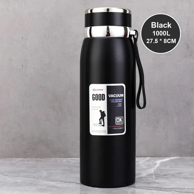 34 oz Large Capacity Thermos Bottle, Keep Cold and Hot, Stainless Steel Thermal Water Bottle, Vacuum Flask Tumbler Thermo Cup