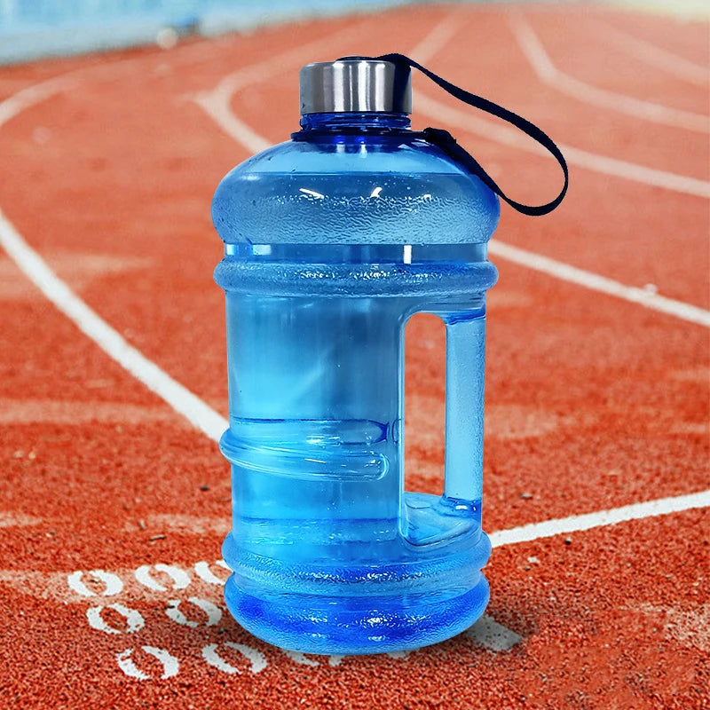 68 oz Portable PETG Large Capacity Water Bottle, Training Sports Workout Drink Bottle, Shaker Bottle with Handle for Outdoor Gym