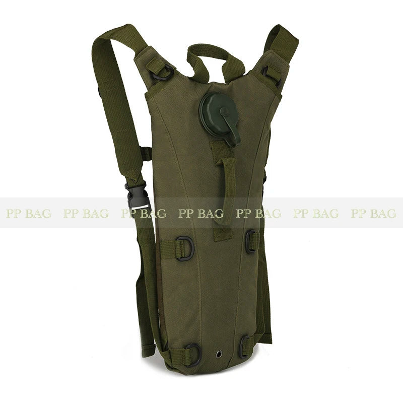 3L Hydration Bladder Water Bag, Tactical Outdoor Backpack for Riding, Camping, and Cycling