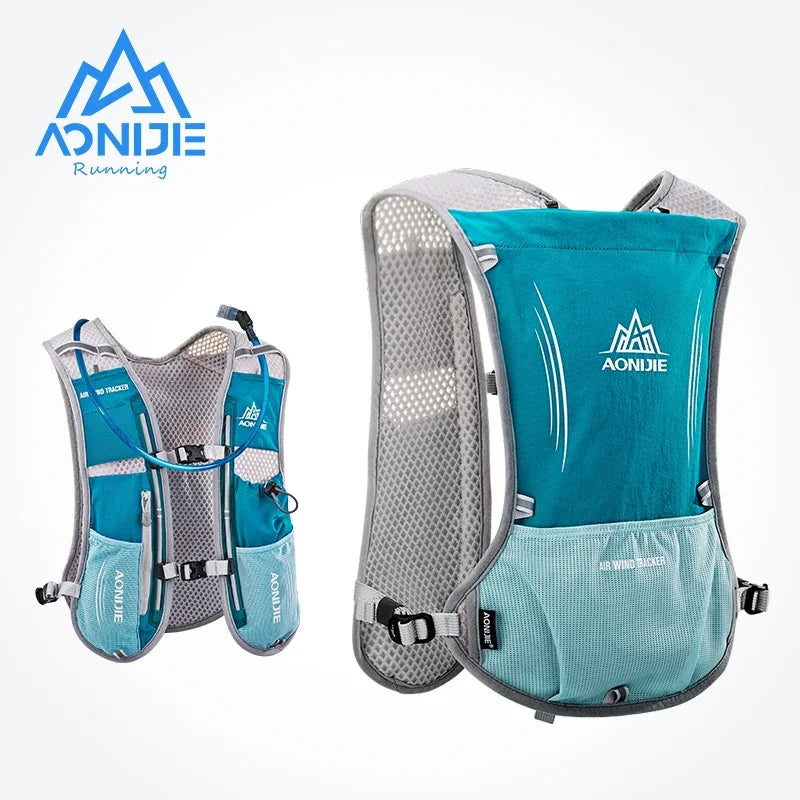 AONIJIE E913S 5L Hydration Pack Backpack Vest with 68 oz Water Bladder for Hiking, Running, Marathon, and Sports