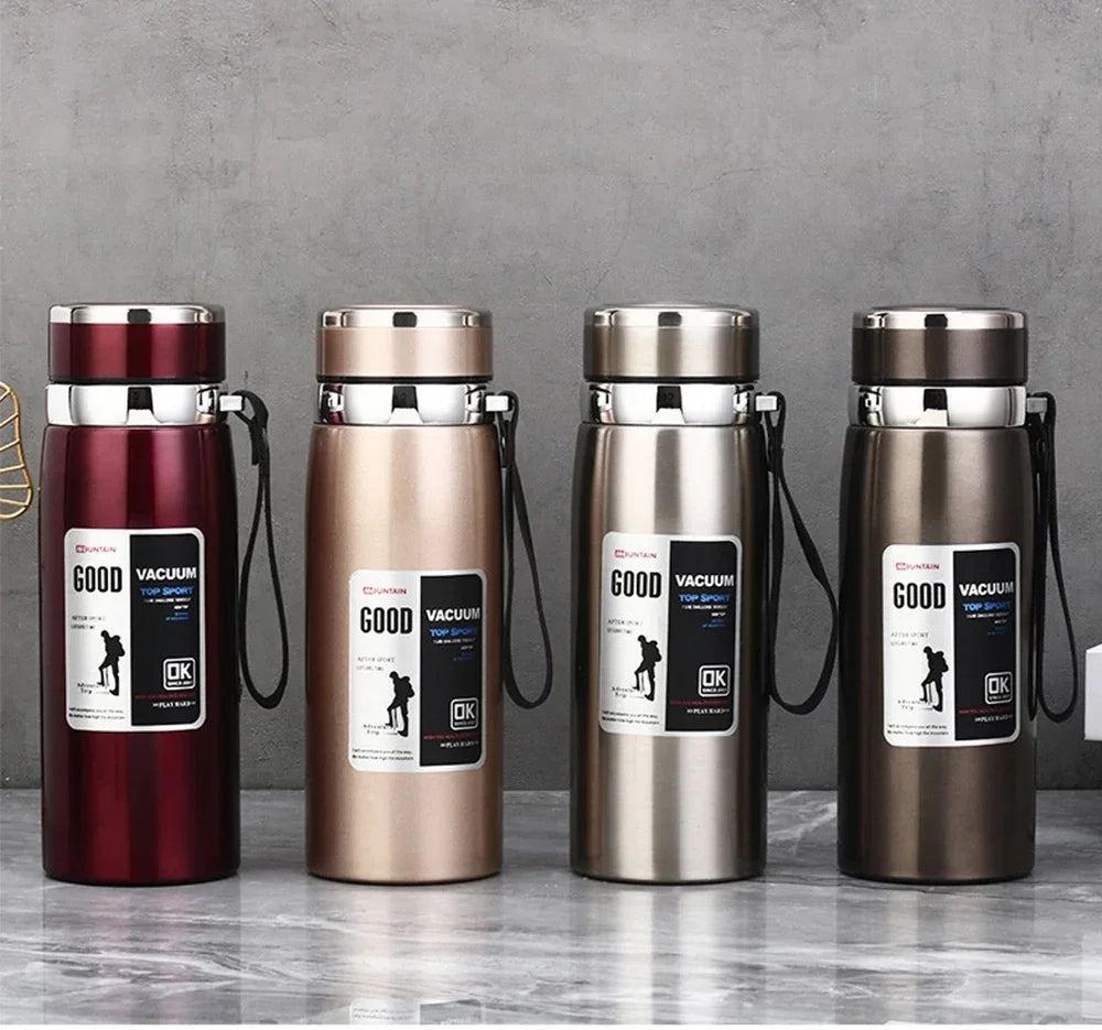 34 oz Large Capacity Thermos Bottle, Keep Cold and Hot, Stainless Steel Thermal Water Bottle, Vacuum Flask Tumbler Thermo Cup