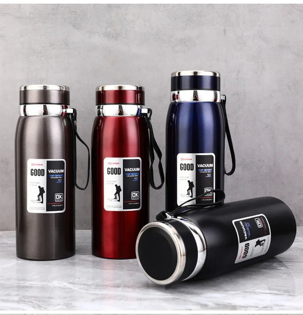 34 oz Large Capacity Thermos Bottle, Keep Cold and Hot, Stainless Steel Thermal Water Bottle, Vacuum Flask Tumbler Thermo Cup